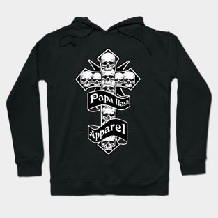 Papa Hash Apparel: Cross Skulls Hoodie